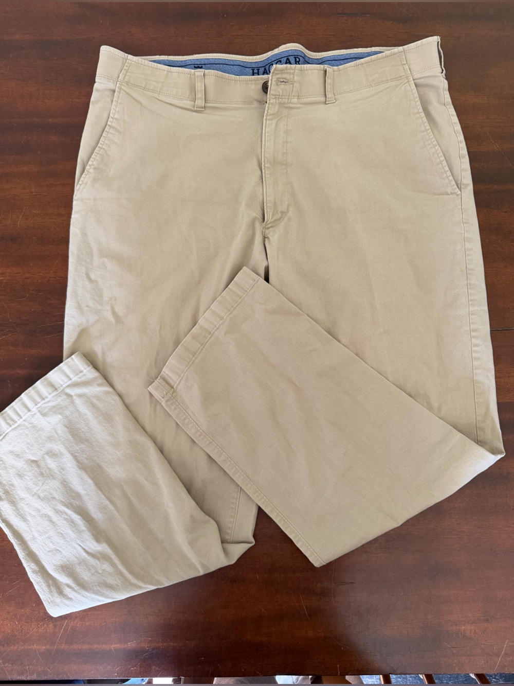 Haggar Men's Khaki Chino Pants - Light Tan